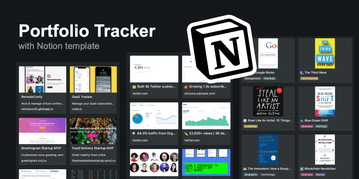 Track all Your Side Project in 1 Notion template