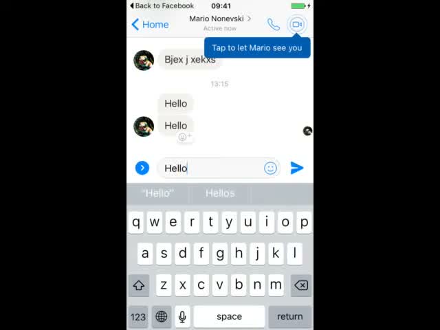 Facebook: Send Message, Message Seen (In-App Demo)