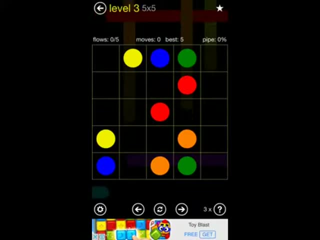 Flow Free Restart Game (In-App Demo)