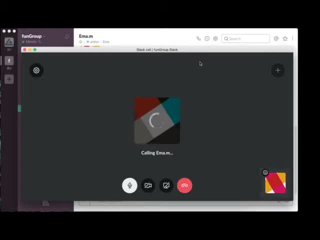Slack Call Sound (In-App Demo)